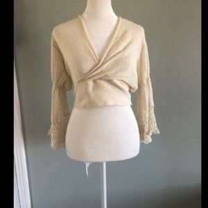 Free People Womens Moonlight Dancer Wrap Top Sz M